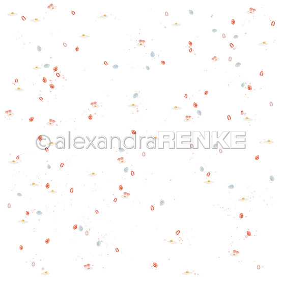 P-AR-10.4082 Design paper "Ostereierreigen Bunt" - A.RENKE