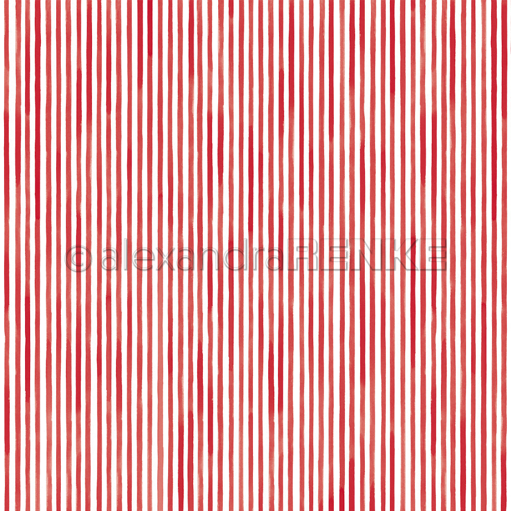 P-AR-10.4096 Design paper "Streifen Rot" - A.RENKE