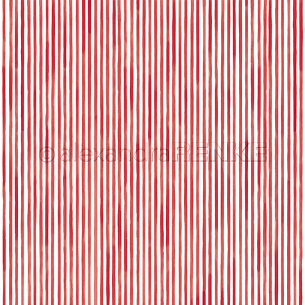 P-AR-10.4096 Design paper "Streifen Rot" - A.RENKE