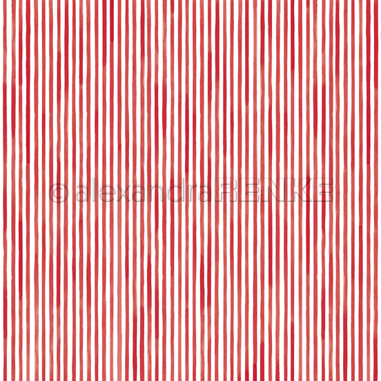 P-AR-10.4096 Design paper "Streifen Rot" - A.RENKE