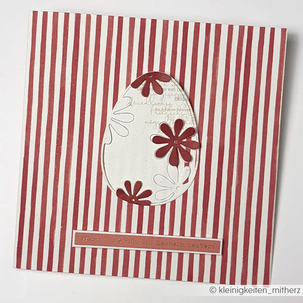 P-AR-10.4096 Design paper "Streifen Rot" - A.RENKE