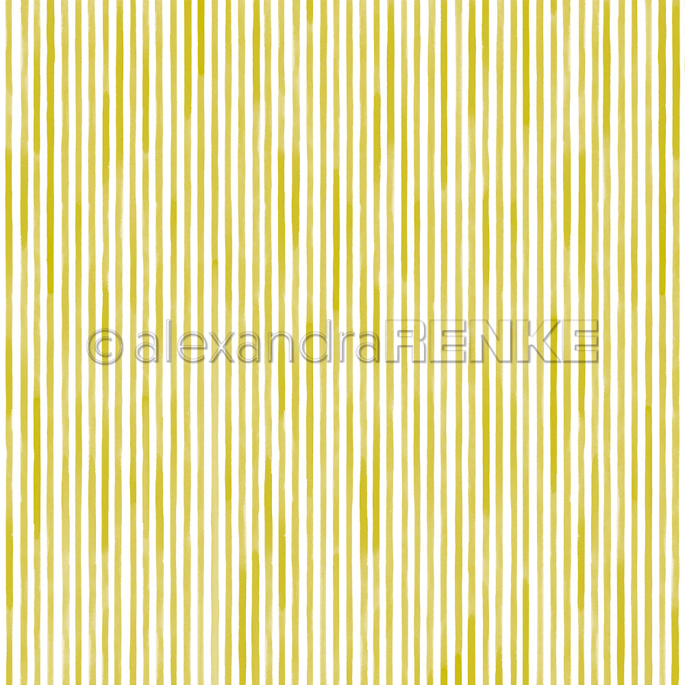 P-AR-10.4099 Design paper "Streifen Chartreuse" - A.RENKE