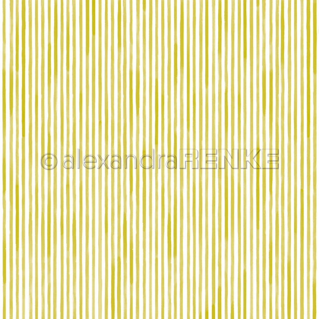 P-AR-10.4099 Design paper "Streifen Chartreuse" - A.RENKE
