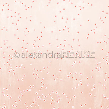 P-AR-10.4147 Design paper "Kirschblüten auf Altrosa" - A.RENKE