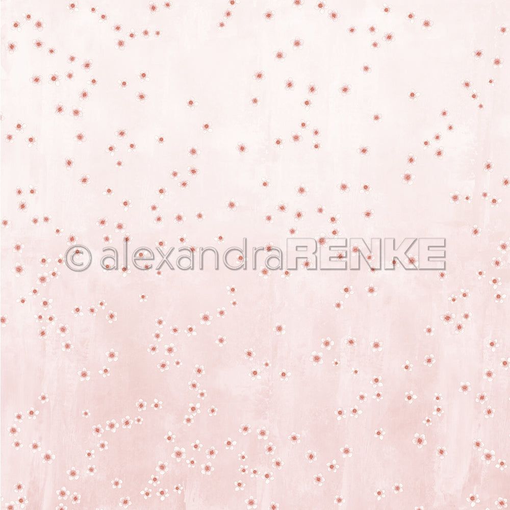 P-AR-10.4151 Design paper "Kirschblüten auf Blumenrosa" - A.RENKE
