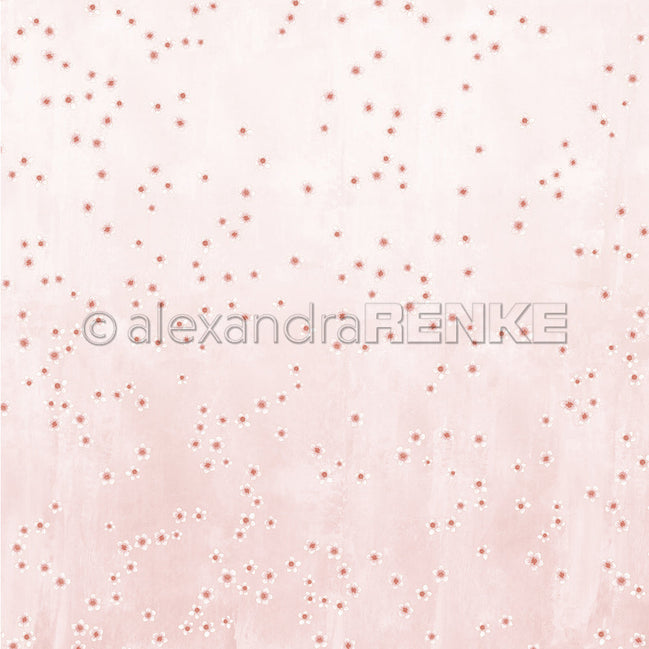 P-AR-10.4151 Design paper "Kirschblüten auf Blumenrosa" - A.RENKE