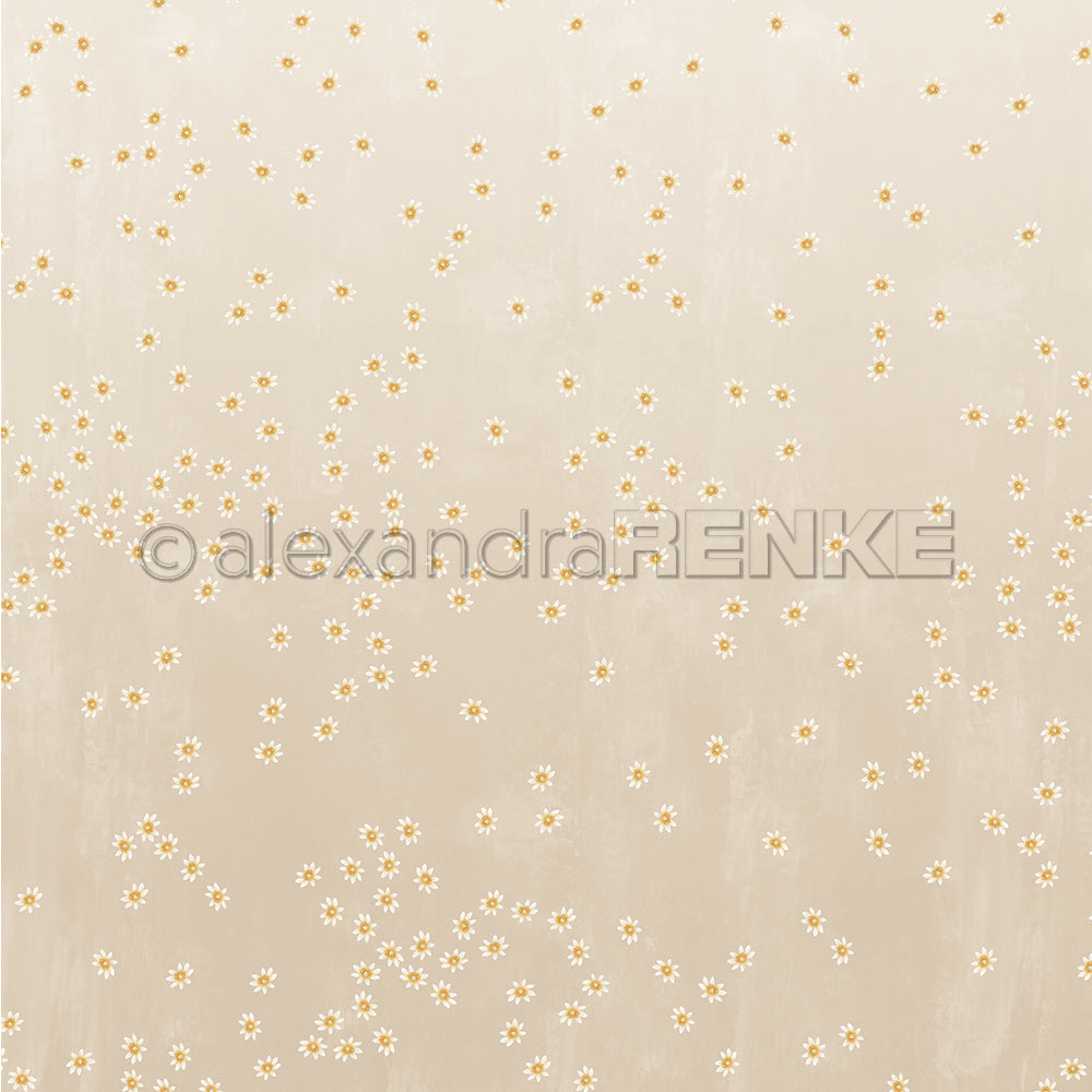 P-AR-10.4155 Design paper "Lieblingsblüten auf Puderbeige" - A.RENKE