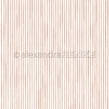 P-AR-10.4170 Design paper "Streifen Altrosa" - A.RENKE
