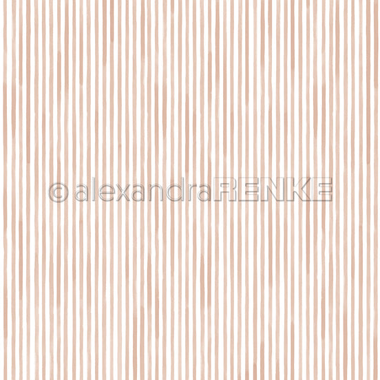 P-AR-10.4170 Design paper "Streifen Altrosa" - A.RENKE