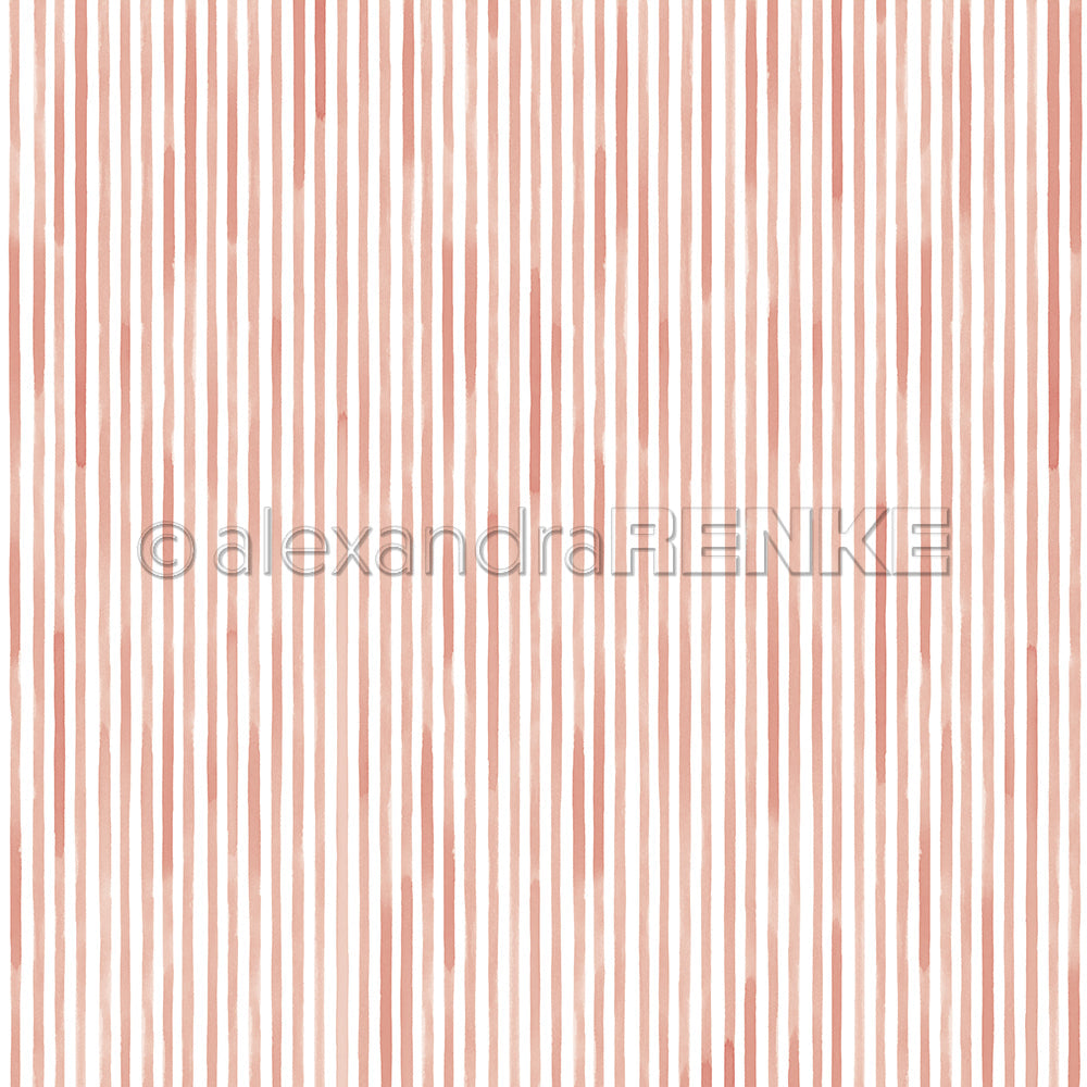 P-AR-10.4174 Design paper "Streifen Korallrosa" - A.RENKE