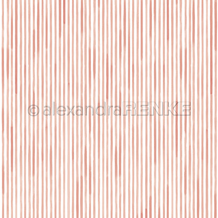 P-AR-10.4174 Design paper "Streifen Korallrosa" - A.RENKE