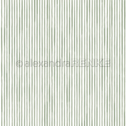 P-AR-10.4175 Design paper "Streifen Sagegrün" - A.RENKE