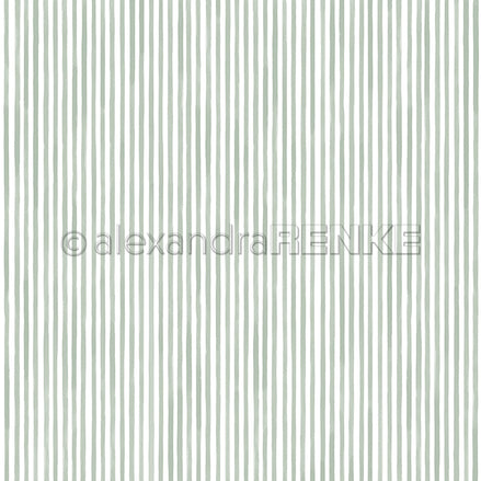 P-AR-10.4176 Design paper "Streifen Jadegrün" - A.RENKE