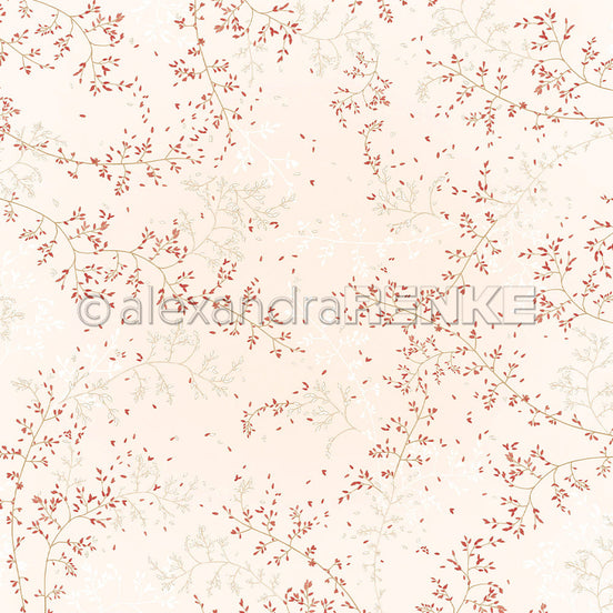 Design Paper 'Zauberhafter Blätterflug' A. RENKE