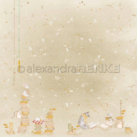 Design Paper 'Weihnachtsmäuse Bücherfreude' A. RENKE