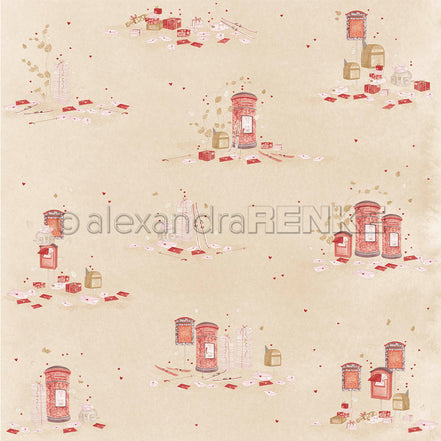 Design Paper 'Weihnachtspost Szenen' A. RENKE