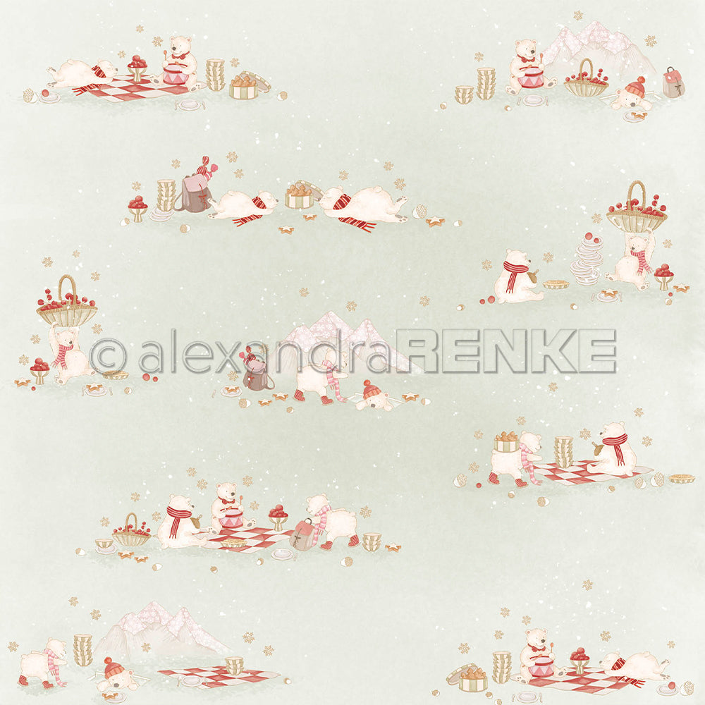Design Paper 'Winterfreuden Szenen' A. RENKE
