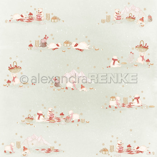 Design Paper 'Winterfreuden Szenen' A. RENKE