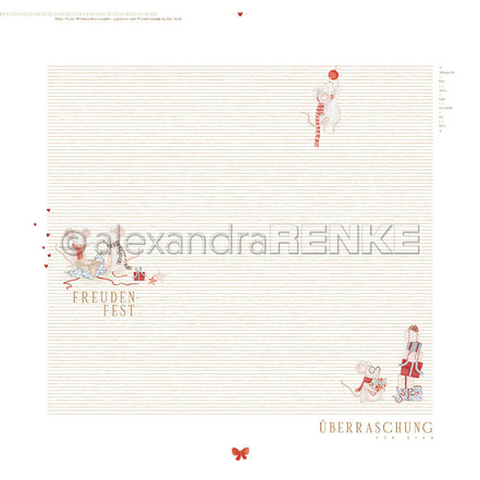 Design Paper 'Weihnachtsmäuse Layout Überraschung' A. RENKE