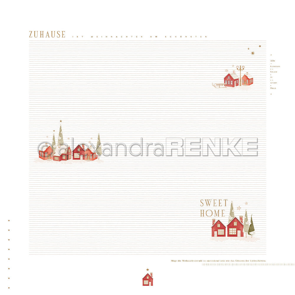 Design Paper 'Winterstadt Layout Zuhause' A. RENKE