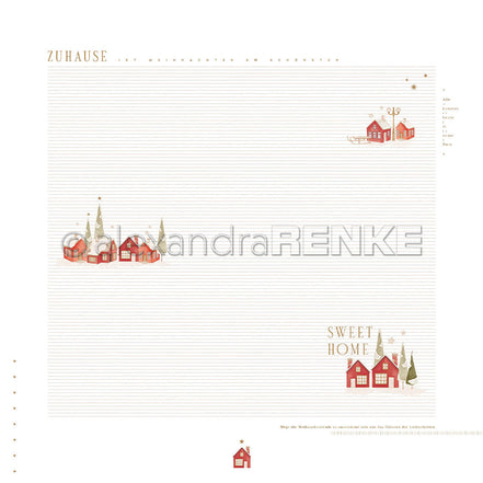 Design Paper 'Winterstadt Layout Zuhause' A. RENKE
