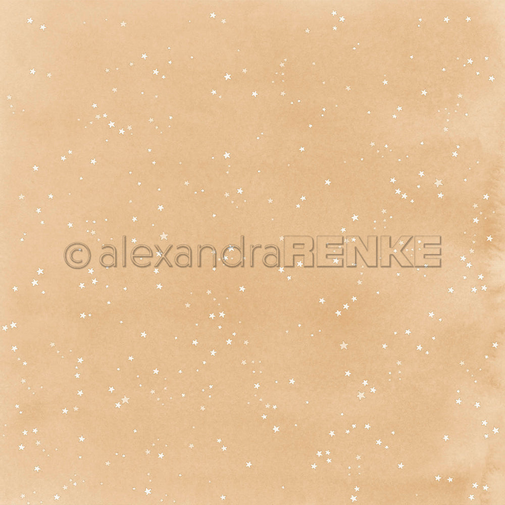 Design Paper 'Kleine Sterne auf Lieblingsbeige' A. RENKE