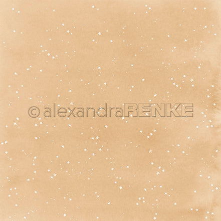 Design Paper 'Kleine Sterne auf Lieblingsbeige' A. RENKE
