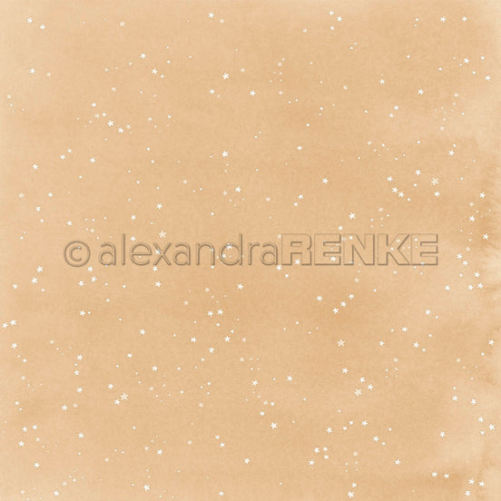 Design Paper 'Kleine Sterne auf Lieblingsbeige' A. RENKE