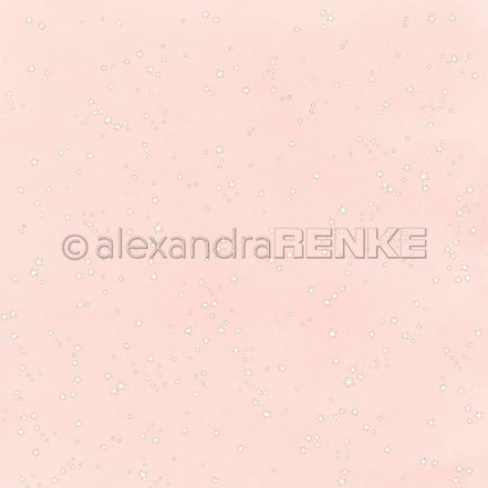 Design Paper 'Kleine Sterne auf Rosa' A. RENKE