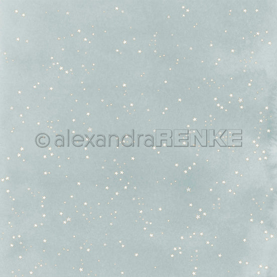 Design Paper 'Kleine Sterne auf Elegant Blau' A. RENKE