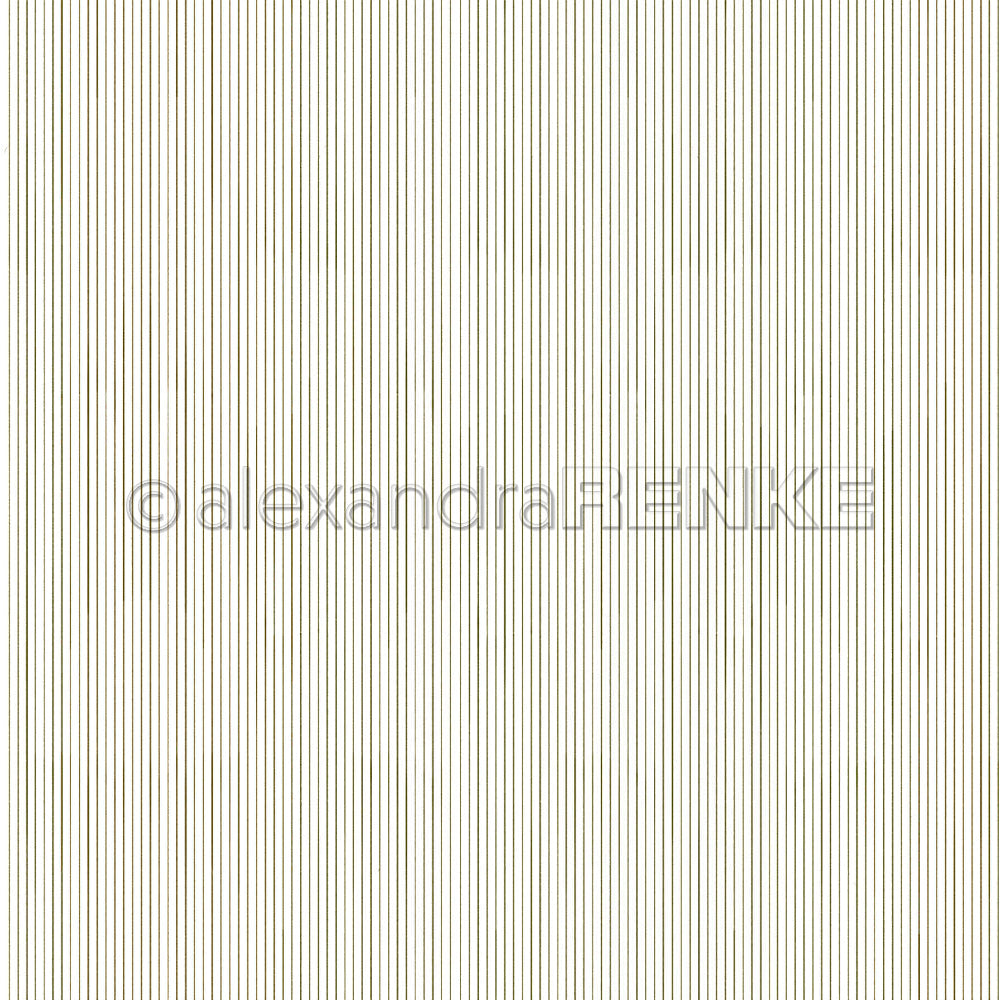Design Paper 'Zarte Streifen Schattengrün' A. RENKE