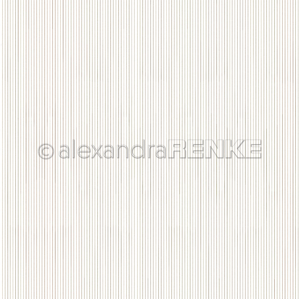 Design Paper 'Zarte Streifen Cremebraun' A. RENKE