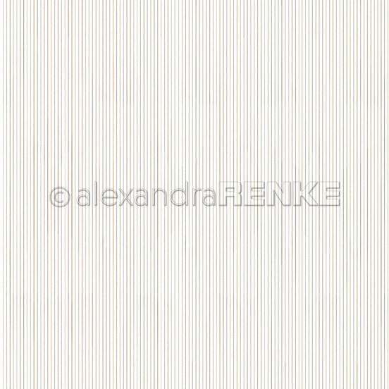 Design Paper 'Zarte Streifen Cremebraun' A. RENKE