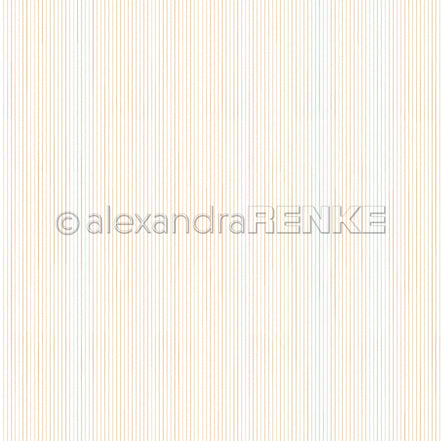 Design Paper 'Zarte Streifen Lieblingsbeige' A. RENKE