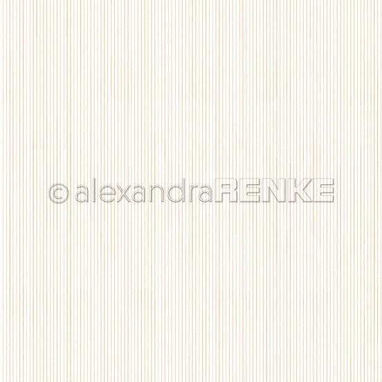Design Paper 'Zarte Streifen Lieblingsbeige' A. RENKE