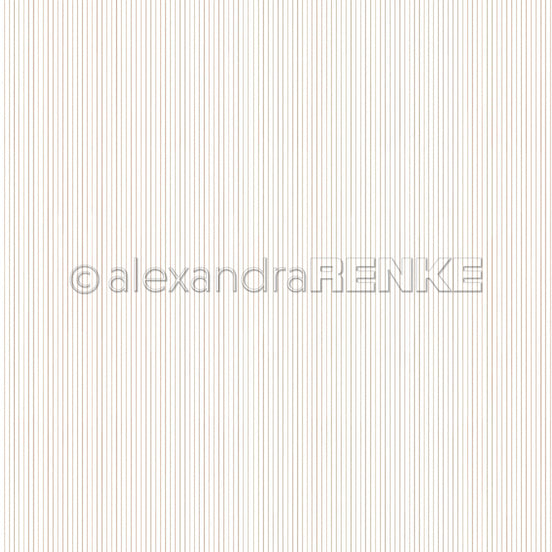 Design Paper 'Zarte Streifen Graubeige' A. RENKE
