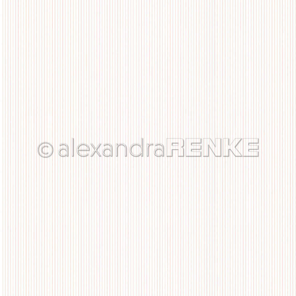 Design Paper 'Zarte Streifen Rosa' A. RENKE