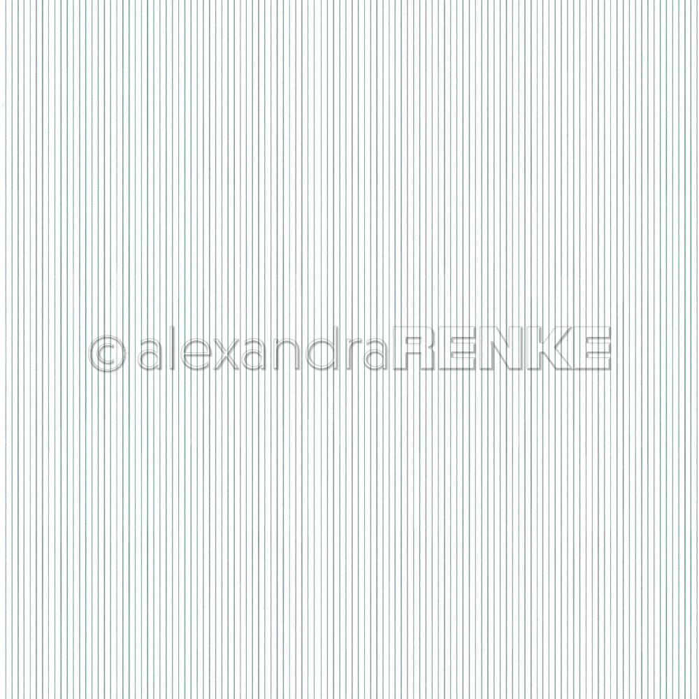 Design Paper 'Zarte Streifen Elegant Blau' A. RENKE
