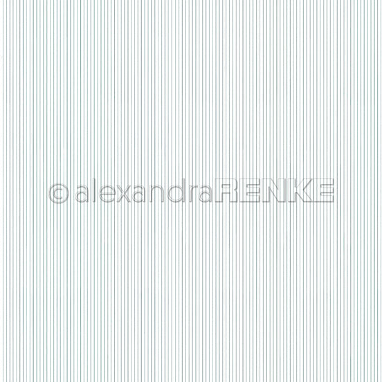 Design Paper 'Zarte Streifen Elegant Blau' A. RENKE