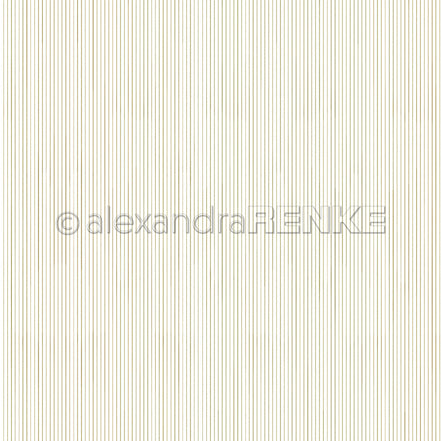 Design Paper 'Zarte Streifen Sanftgrün' A. RENKE