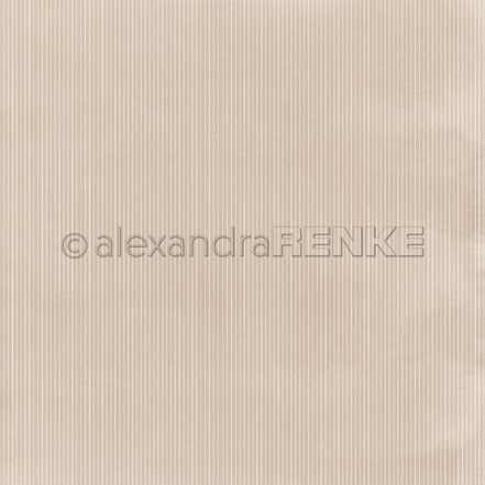 Design Paper 'Zarte helle Streifen auf Graubeige' A. RENKE