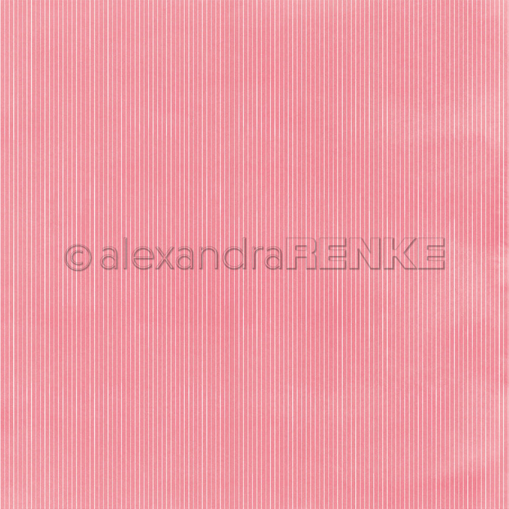 Design Paper 'Zarte helle Streifen auf Pink' A. RENKE