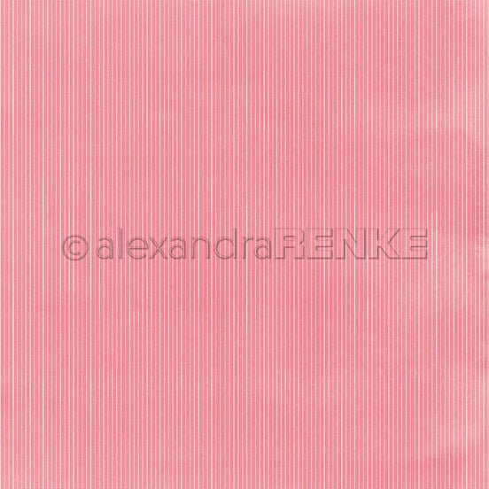 Design Paper 'Zarte helle Streifen auf Pink' A. RENKE