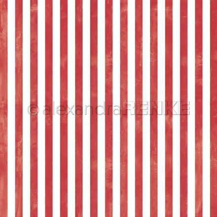 Design Paper 'Breite Aquarell Streifen Premiumrot' A. RENKE