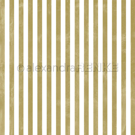 Design Paper 'Breite Aquarell Streifen Sanftgrün' A. RENKE