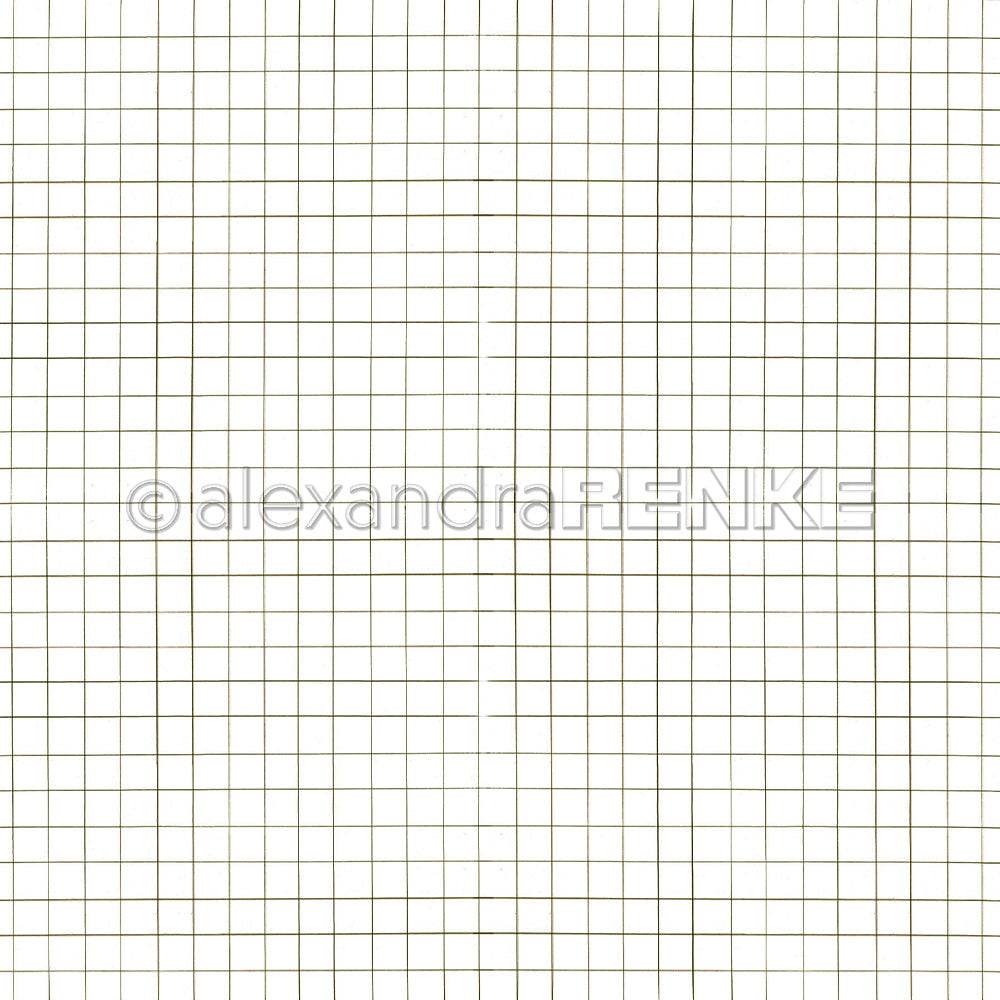Design Paper 'Stift Karo Schattengrün' A. RENKE