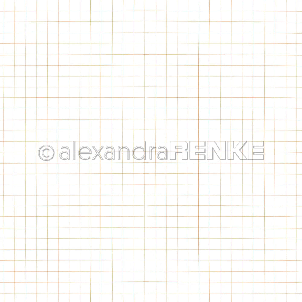 Design Paper 'Stift Karo Lieblingsbeige' A. RENKE