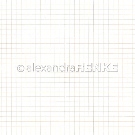 Design Paper 'Stift Karo Lieblingsbeige' A. RENKE