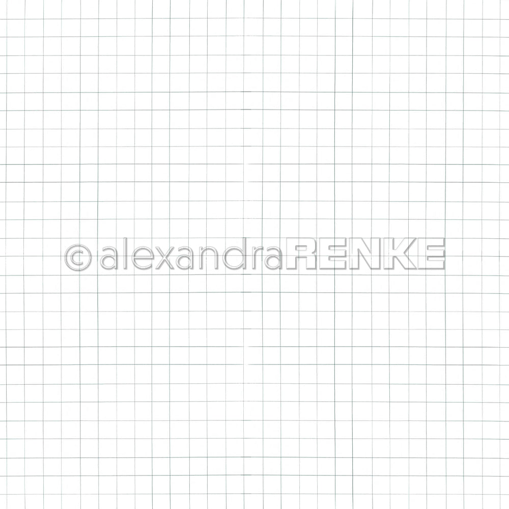 Design Paper 'Stift Karo Elegant Blau' A. RENKE