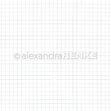 Design Paper 'Stift Karo Elegant Blau' A. RENKE